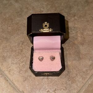 Juicy Couture Stud Earrings with box